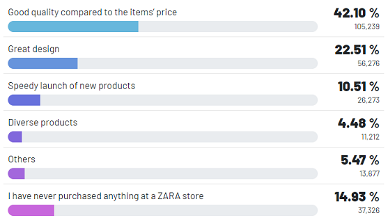 Real Research ZARA shopping Experience Survey Insights